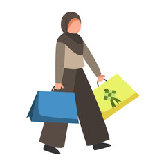 Ramadan Shopping Illustration