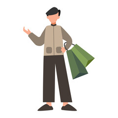 Ramadan Shopping Illustration