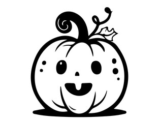 funny cartoon pumpkin halloween 