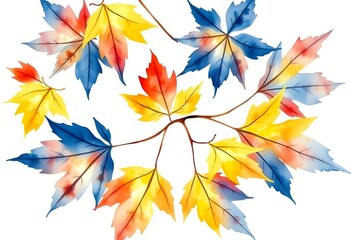 colorful autumn leaves