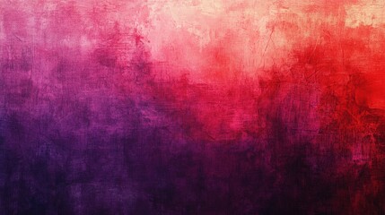 Obraz premium A bold red-to-purple gradient background with a velvety texture, adding richness and dimension to the composition