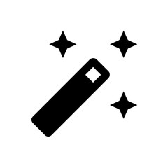 Magic Wand with Stars Icon
