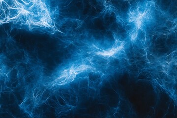 Obraz premium Abstract Blue Energy Fractal Design