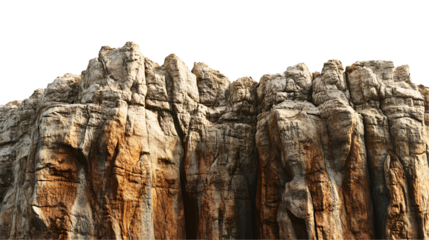 3D render realistic rocky mountain range steep