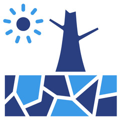Drought  Icon Element For Design