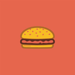 fast food delivery logo design template