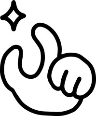 hand gesture vector illustration