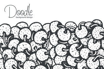 Black and White Floral Background with Space for Text – Elegant Design for Modern Projects