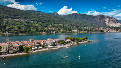 Exploring the serene beauty of Isola Superiore on Lake Maggiore in Italy
