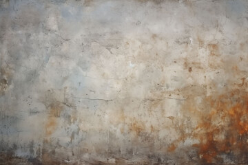 Obraz premium Old textured concrete wall, vintage background generative ai