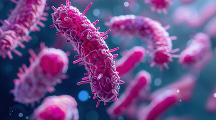 Fototapeta premium Unveiling the Multifaceted World of Gram - Positive Bacteria: Their Pivotal Roles in Diverse Environments