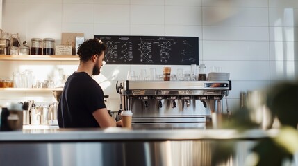 Personalized zodiac menu experience in a trendy cafe where a barista curates drinks based on customers zodiac signs