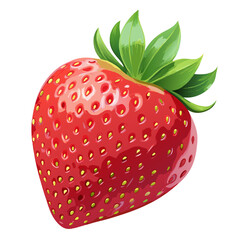 strawberry isolated on white background