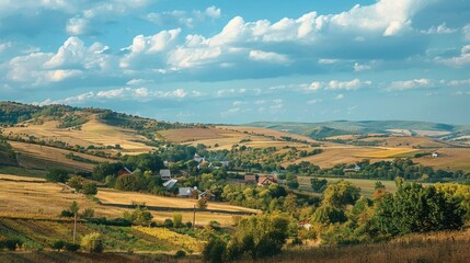 Naklejka premium Ukraine is a beautiful, majestic and fertile land, real photos