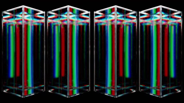 abstract colorful glass