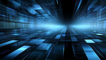 Obraz premium abstract blue background with squares