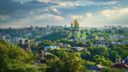 Fototapeta premium Ukraine is a beautiful, majestic and fertile land, real photos