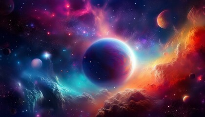 Obraz premium planet in space