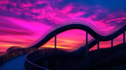 Hilltop helix sunset walk