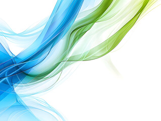 An abstract background with blue and green gradients, blending smoothly to create a futuristic and dynamic digital design for creative projects.
