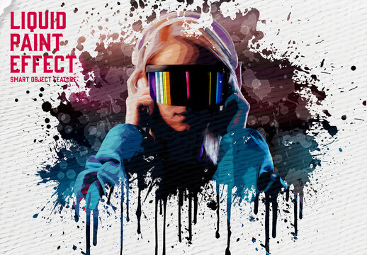 Liquid Paint Effect 