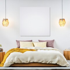 Cozy Bedroom Design with Minimalist Decor and Neutral Palette