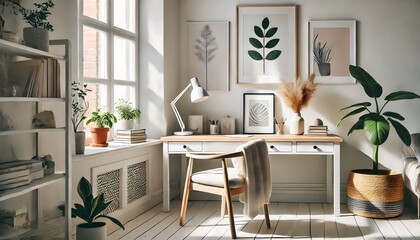 Scandinavian style home office