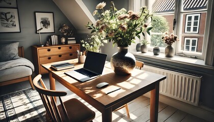 Scandinavian style home office