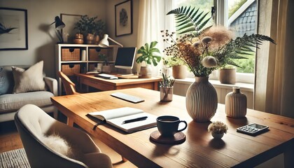 Scandinavian style home office