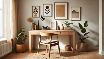 Scandinavian style home office