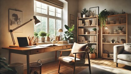 Scandinavian style home office
