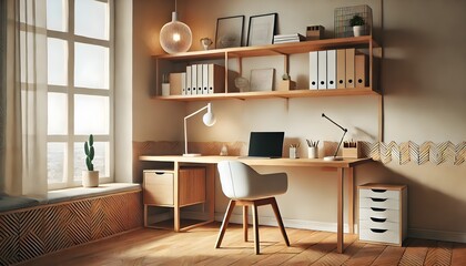 Scandinavian style home office