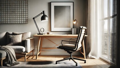 Scandinavian style home office