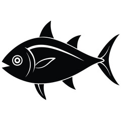 Sleek Tuna Fish Logo Design
