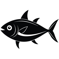 Sleek Tuna Fish Logo Design
