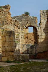 L'area archeologica di Bulla Regia,con i resti dell'antica città Romana e le abitazioni...