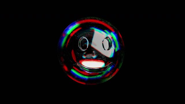 glass smiley