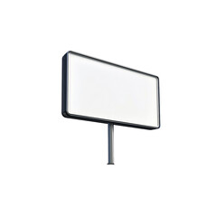 Obraz premium Blank billboard on a black background for advertisement purposes