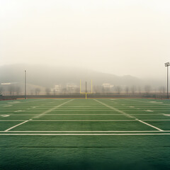 Fototapeta premium empty football field