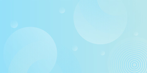 Modern abstract background, blue white gradations, circle effect, shape memphis, trendy , vector. modern design