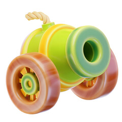 Ramadan Cannon 3d render icon