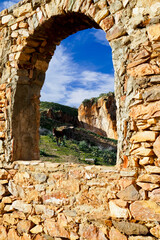 L'area archeologica di Chemtou,con i resti dell'antica città Romana e le miniere di estrazione...
