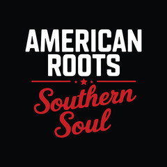 American patriotic typography t shirt design