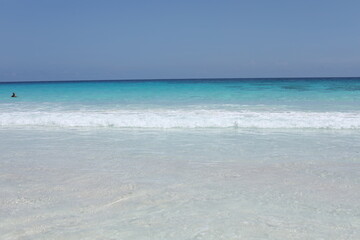 waves on the beach