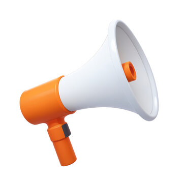 megaphone loud speaker icon cartoon illustration