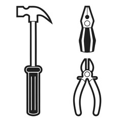 Minimalist Tool Icons Collection