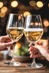 Obraz premium Cheers to celebration! AI.