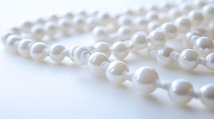 A beautifully tangled string of pearls