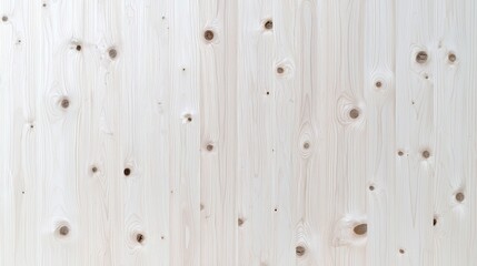 Fototapeta premium Light wood panel with drilled holes. Background Wood grain. Possible use Interior design inspiration
