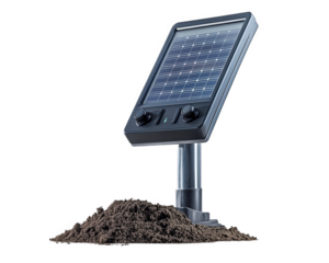 solar powered soil tester with eco friendly design, ideal for sustainable gardening and agriculture. This device helps monitor soil conditions effectively
